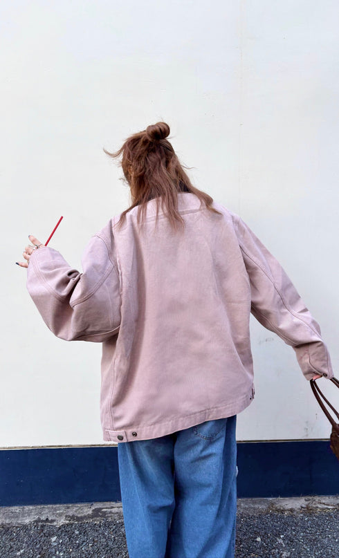 バイカラールーズブルゾン